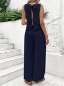 Tabitha Tie Back Waist Long Pants