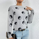 Jacquard-Woven Seasonal Motif Sweater