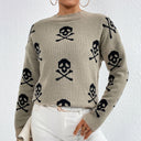 Jacquard-Woven Seasonal Motif Sweater