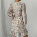 Floral Print Long Sleeve Dress